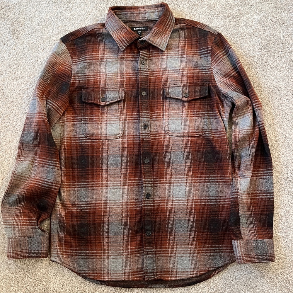 Men’s Express Brown Flannel